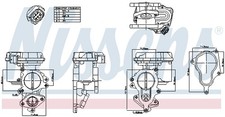AGR-VENTIL FÜR AUDI A4 B7 (8EC), AUDI A6 C6 (4F2) - NISSENS 98156