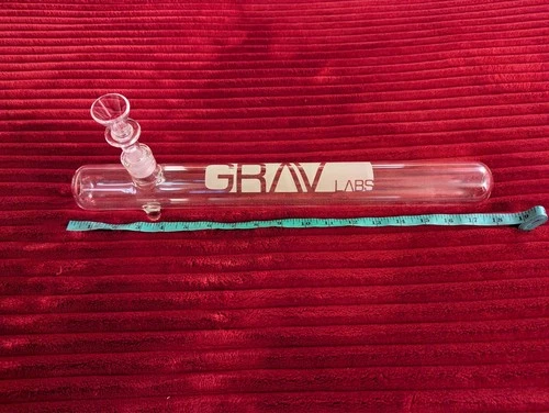 Grav Labs 18" Steamroller Glass Tobacco Pipe