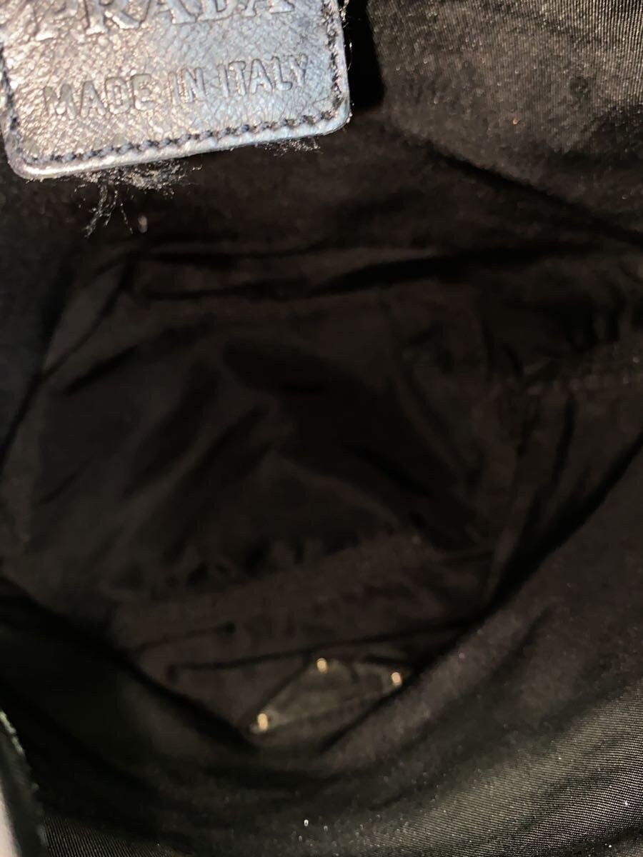 PRADA Drawstring Pouch Nylon BLK Solid - image 6