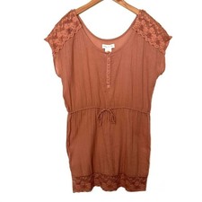 Urban Outfitters Staring at Stars Lace Shoulder Tunic Dress Size Medium