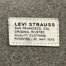 Vintage Levi Strauss And Company Embroidered Logo Sew On Patch 1 X 1 3/4”