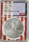2026 Early Release American Silver Eagle NGC MS70 With Original US FLAG Core