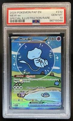 2024 Pokemon Paldean Fates Mew ex #232/091 PSA 10 GEM MINT