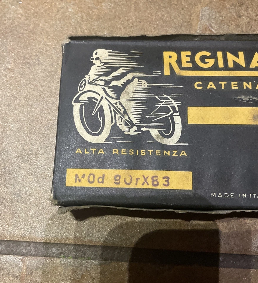 全新 Regina Extra Catena A Rulli Alta Resistenza MOd 90r x 83 链条原包装盒 — 第 2/4 张图片