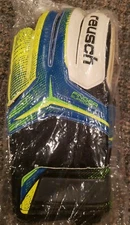 New Reusch RE:CEPTOR Pro M1 Soccer Goalie Keeper Gloves SZ 11 YellowBlue