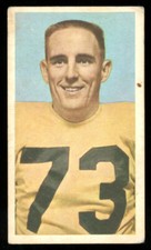 1954 Blue Ribbon Tea CFL Football #35 TIP LOGAN VG-EX Hamilton Tiger-Cats Card