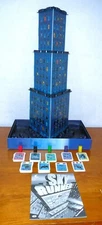 Sky Runner Game Ravensburger Complete 3D skyscraper climbing social deduction
