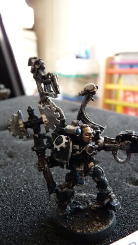 LIMITED EDITION WH40K SPACE MARINES IRON HANDS IRON FATHER OOP RARE PAINTED # - Picture 2 of 5
