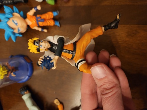 Naruto Shippuden Figure lot Aburame Jiraiya Kakashe Hatake Killer Bee Tamashii + - Picture 9 of 12