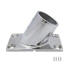 Boat Hand Rail Fitting-60 Degree 11/4IN（32mm） Rectangular Base-Marine 316 Sta...