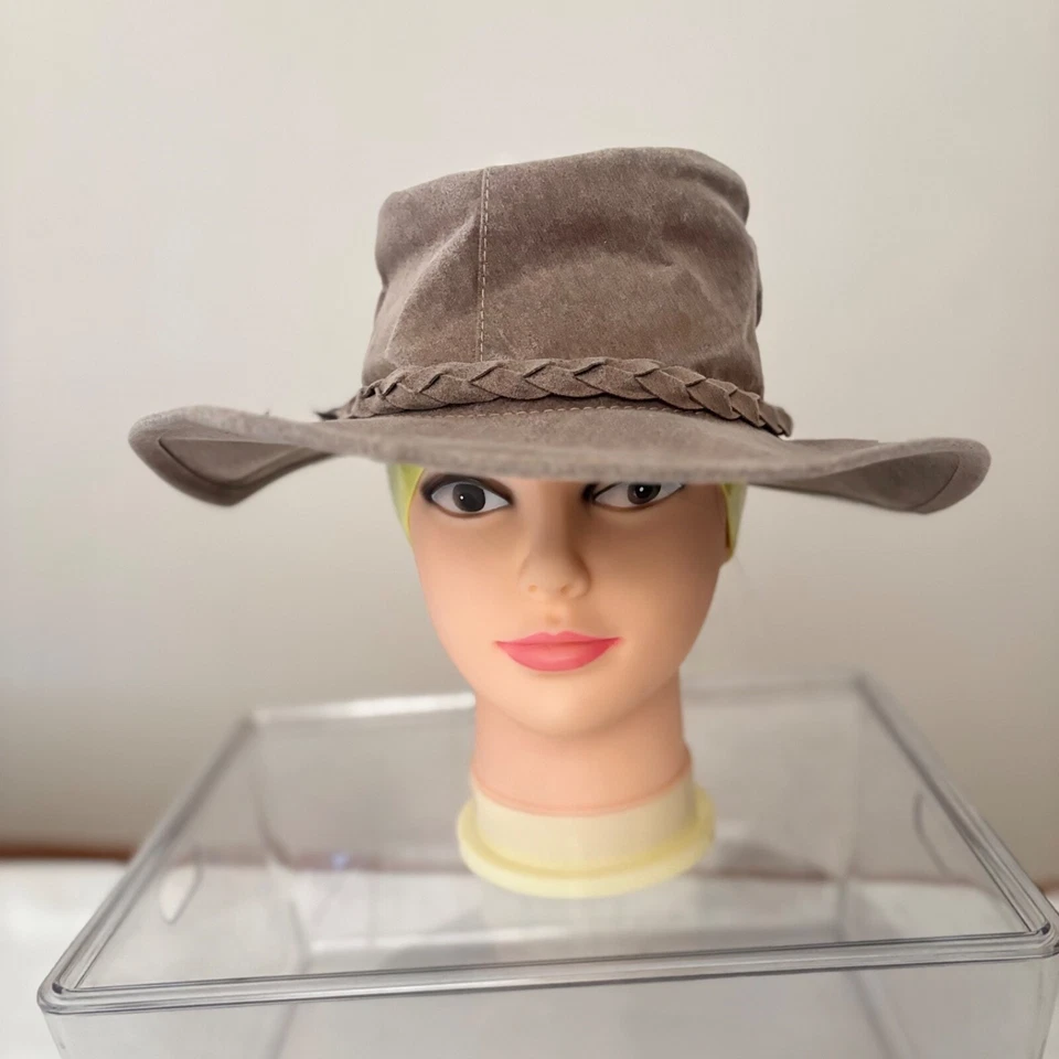 Aussie All Rounder Cowboy Style Hat Light Brown Size Large - Image 4 of 4