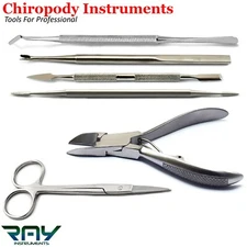 Nail Podiatry Kit Care Chiropody Manicure Pedicure Tools Ingrown Toenail Cutter