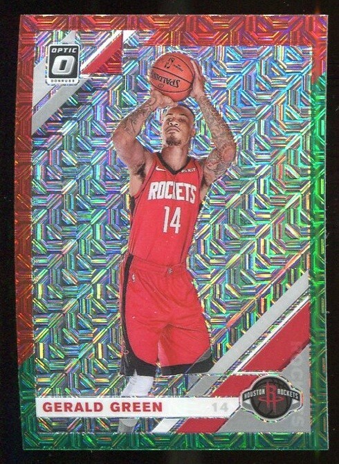 GERALD GREEN 2019-20 Donruss Optic Choice #88 Red/Green MOJO Prizm SP