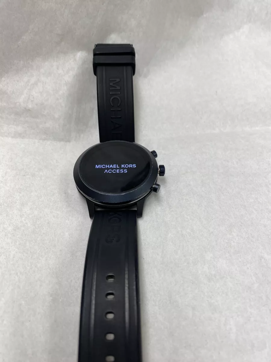 MICHAEL KORS Access MKGO 43mm Smartwatch Black with Black Silicone Band
