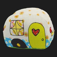 Jennifer Jangles Happy Camper Pincushion Sewing Kit - 3" Small Travel Trailer