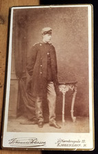 Soldat Beamter ? Uniform / CDV Johannes Petersen Kopenhagen D&auml;nemark