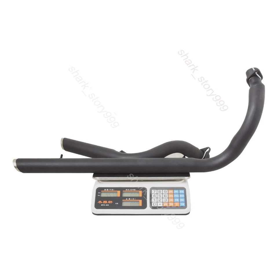 Sistema completo para Honda VT750 Shadow Phantom 750 escape puntas negras tubo silenciador Foto 3 de 4