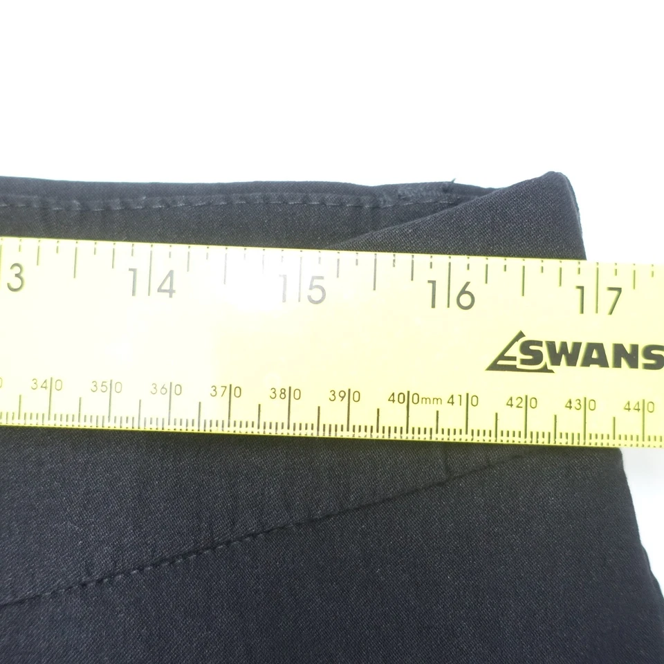 Lee Pant Womens Medium Black Modern Series Straight Fit Stretch Pockets Pull On - Image 4 of 4