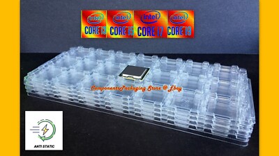 LGA1151 CPU Tray Holder for Intel Core i7 i5 i3 Processor -  Lot of 2 5 12 18 30