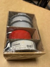 Ikea Piccola Gestione Cavi di Scarico per Scrivania, Argento, Nuovo