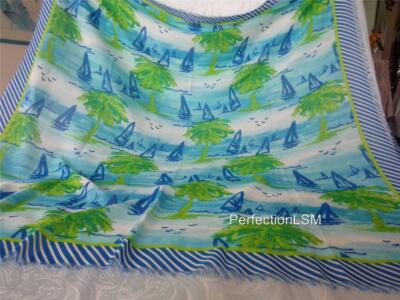 M NWT Coach 84532 Beach Scene w/Sailboats 40