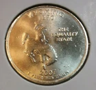 2007 Wyoming D State Quarter - BU - Uncirculated