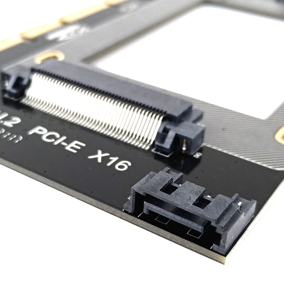 U.2 to PCI-e Adapter 2.5" SFF-8639 NVme SATA SSD Drive Converter Board Bracket - Image 4 of 4