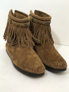 ankle moccasins with fringe