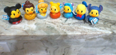 Disney Rubber Ducks Set of Seven (7)  NWT Collectible, Or For Jeep Ducking