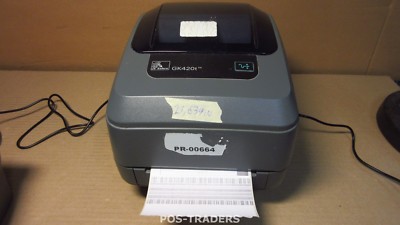 Zebra GK420T Label Printer 203Dpi USB SERIAL Drucker GLS DPD UPS 21,639 INCH