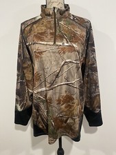 Habit Realtree Camo Jacket 1/4 Zip Pullover Long Sleeve Men  s Size Large