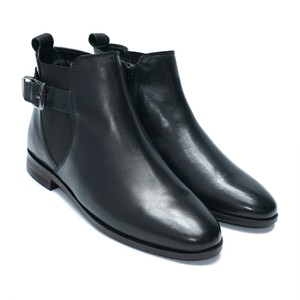 womens black leather dress boots