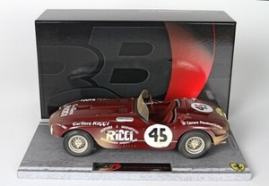 BBR1852C-VET - Bbr 1:18 BBR Ferrari 340Mm 4.1L V12 Team Scuderia Ferrari #14 24H Le Mans 1953 G.Farina M.Hawthorn Con Vetrina With Showcase Red BBR1852C- VET ( - 24H Le Mans