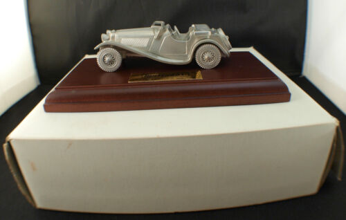 Matchbox ◊ 1936 SS 100 Jaguar metal sur socle en bois  ◊1/43 boxed /boîte MIB