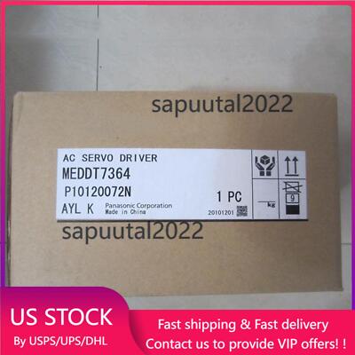 1PC New Panasonic MEDDT7364 AC Servo Drive Expedited Shipping