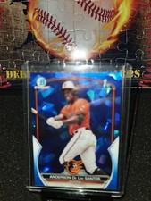 2023 Bowman Chrome Sapphire ANDERSON DE LOS SANTOS 1st Baltimore Oriole BCP-207