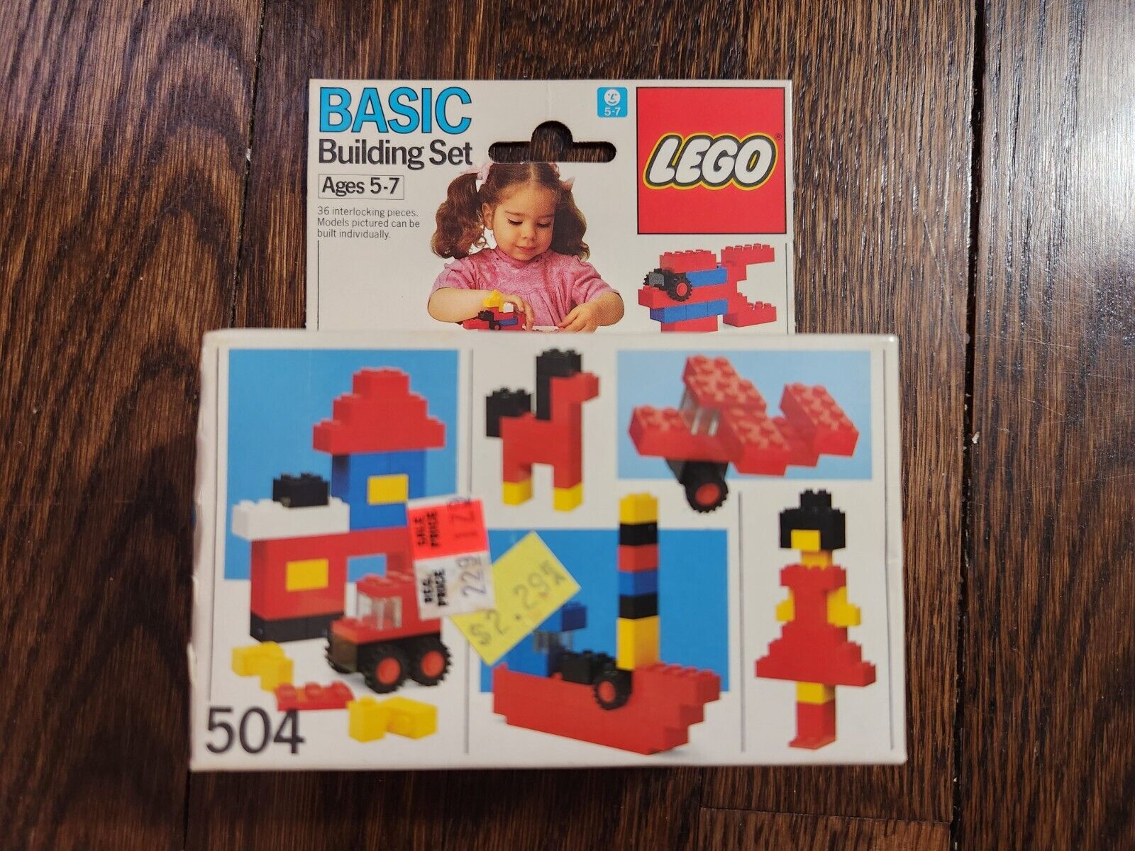 New Sealed Vintage Lego 504: Basic Building Set