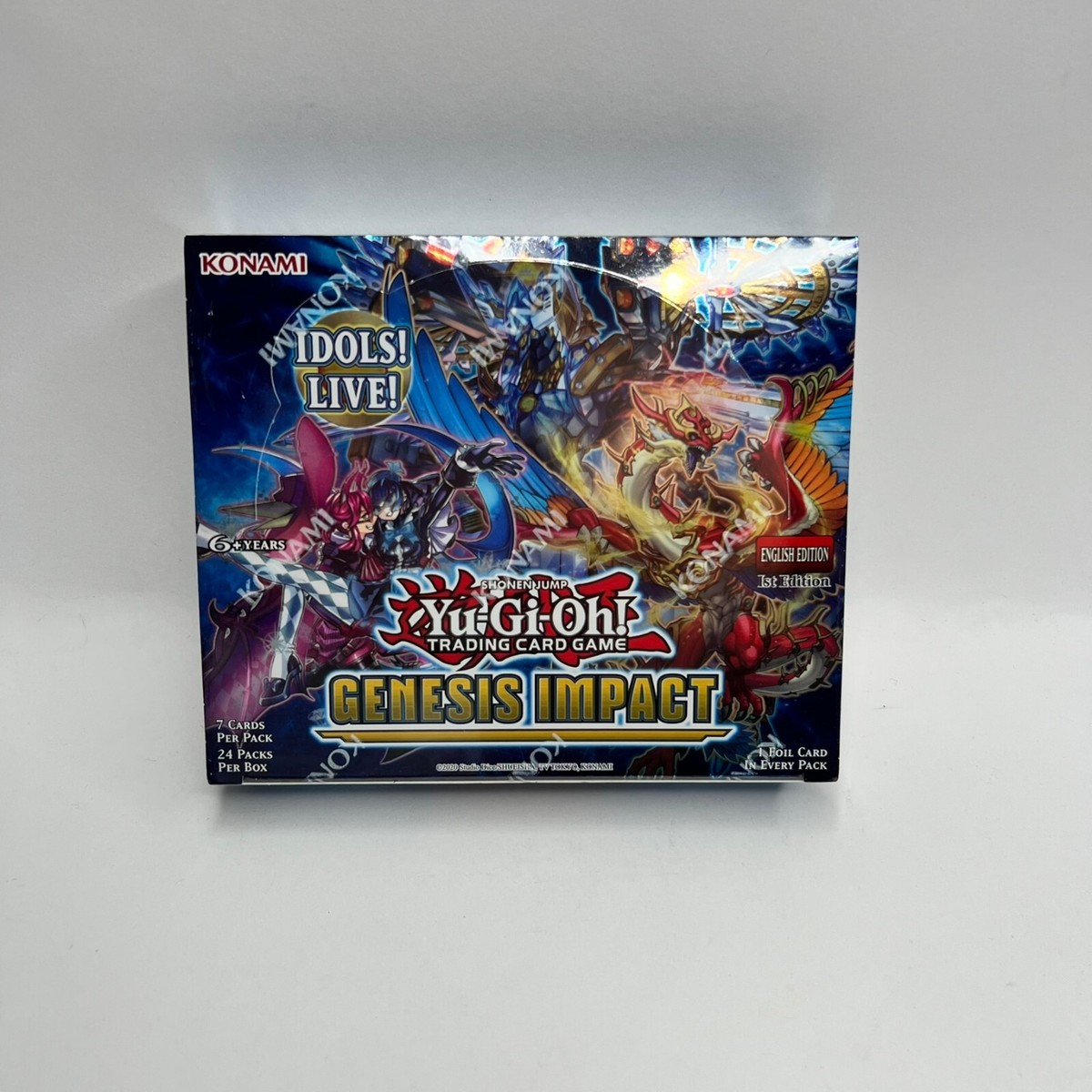 Yu-Gi-Oh! Genesis Impact Booster Box 24 Packs per Box, 7 Cards per