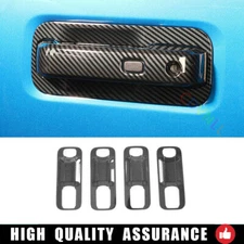 For Ford F150 F-150 2015-2020 Carbon Fiber Exterior Side Door Bowl Frame Cover