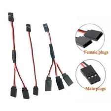 Remote Control Model Car 15/20/30CM 2-in-1 3-in-1 Y Cable Servo Extension Cables