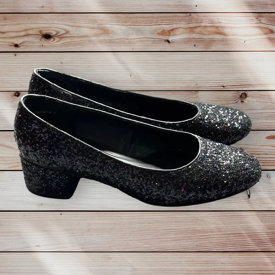 New Look Multicolour Sequin Glitter Festival Wedding Occassion Shoes Size 8UK
