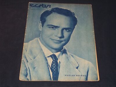 1956 NOVEMBER 21 ECRAN SPANISH MAGAZINE - MARLON BRANDO COVER - E 26040