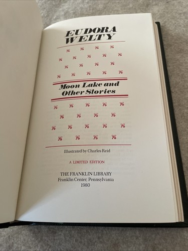 Franklin Library World's Greatest Writers Eudora Welty Moon Lake Other NrMINT SL - Bild 10 von 11