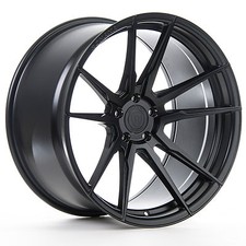 20 Rohana Rfx2 Matte Black Concave Wheels For Gtr Gt-r R35 20x10 20x12
