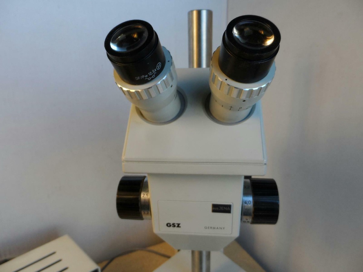 GSZ Ausjena Zeiss Microscope With Light Source And Stand | eBay GSZ Ausjena Zeiss Microscope With Light Source And Stand | eBay