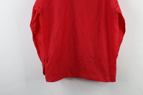 Vtg 70s Streetwear Mens M Blank Half Zip Pullover Shirt Windbreaker Jacket USA - Picture 10 of 10