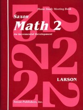 Saxon Math 2 Homeschool Student Meeting Book First Edition 2nd Grade NEW!