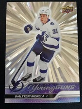 Waltteri Merela 2023-24 Upper Deck Young Guns Outburst Parallel RC Card #454