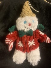 Vintage 2007 Mr Bingle Plush Snowman Dillards 10" - ORLEANS ICON