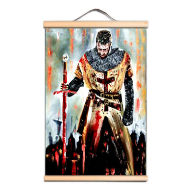 Masonic Knights Templar Tapestry Wall Hanging Flag Wall Chart Crusades Posters 0